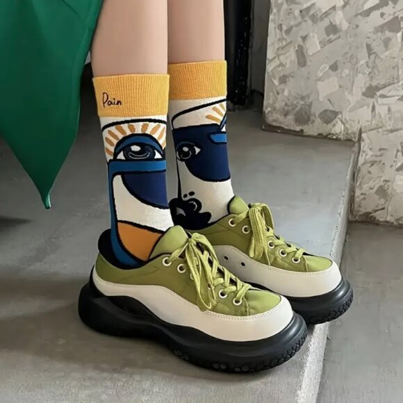 Picasso Abstract Paintings Socks - Picture 6 of 16